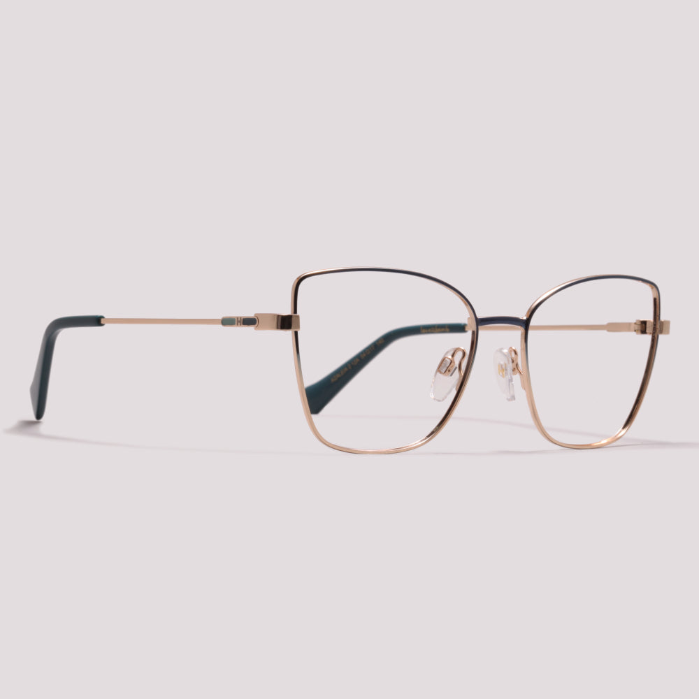 Hickmann Azaleia 2 12A Dourado e Azul - Grau - 54 mm