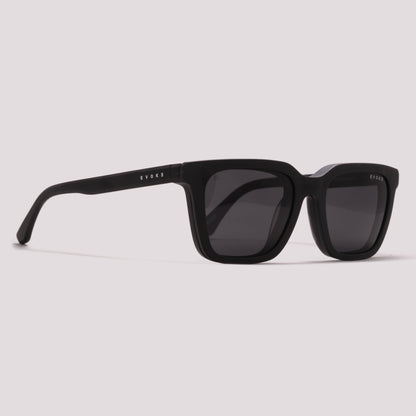 Evoke Clip on Square II A11 Preto Fosco - Grau 52 mm