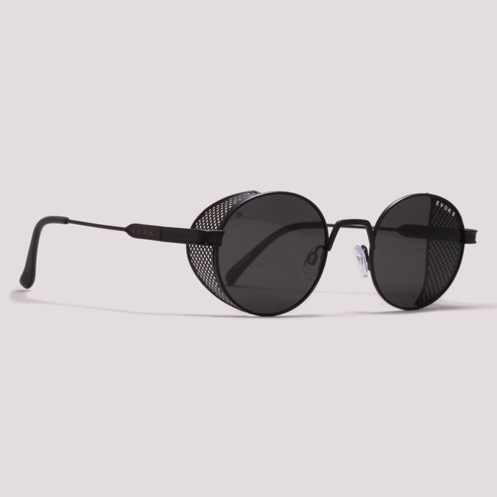 Evoke EVK 67 09BP Preto Fosco Preto Polarizado - Sol - 50 mm