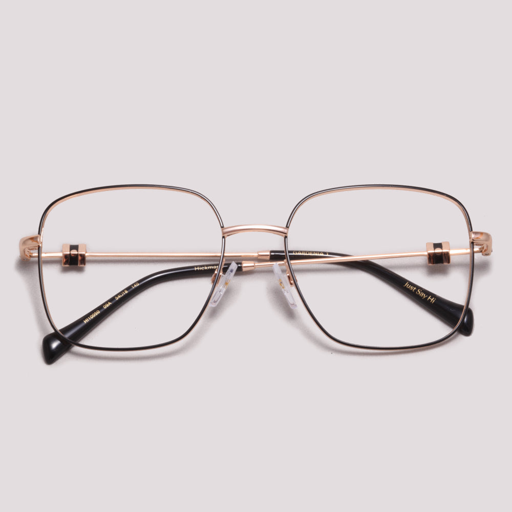 Hickmann Gardenia 1 HI10050 09A Preto e Dourado - Grau  - 54 mm