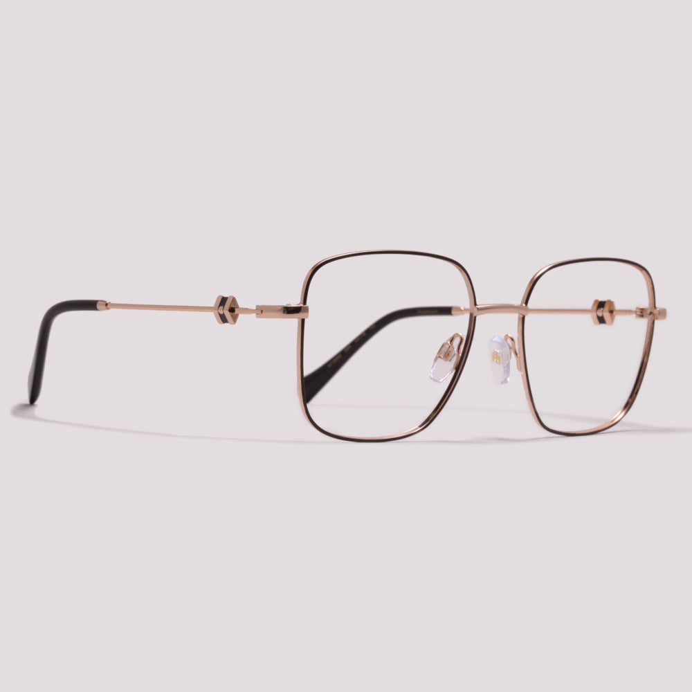 Hickmann Gardenia 1 HI10050 09A Preto e Dourado - Grau  - 54 mm