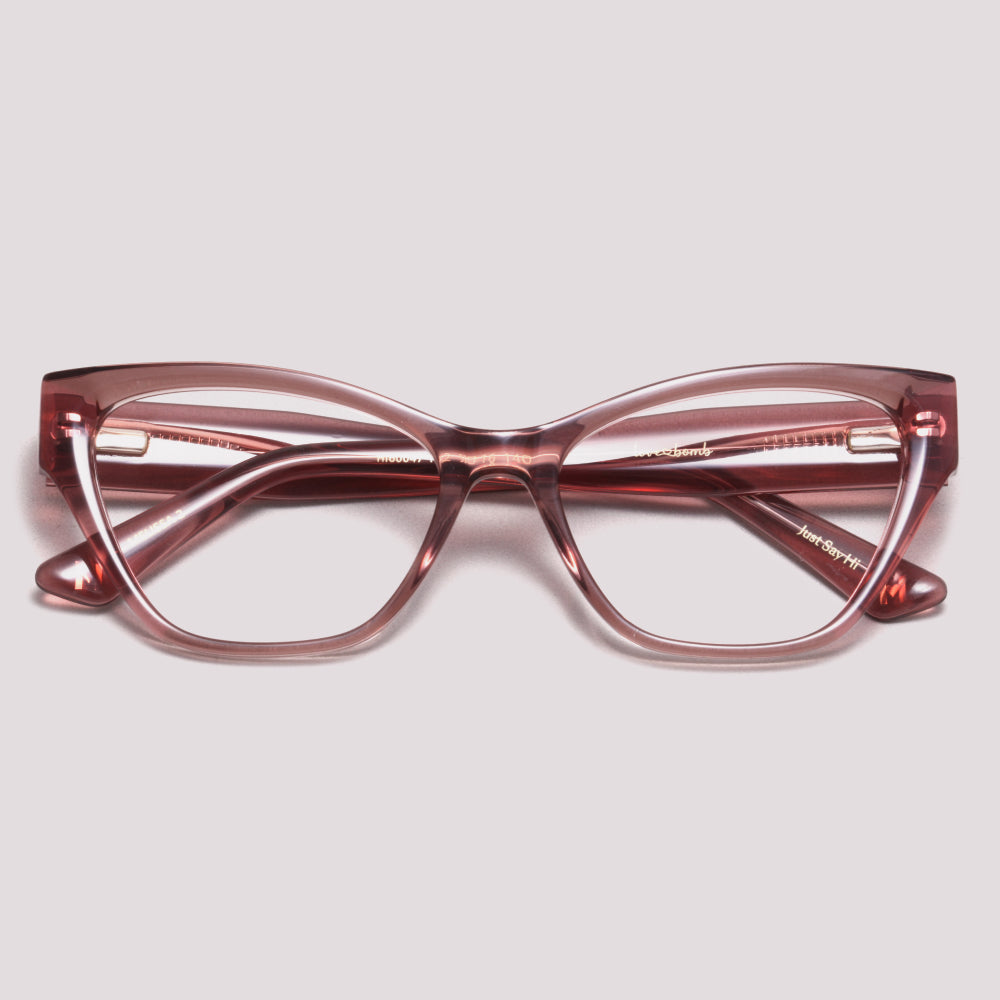 Hickmann Melissa 2 HI60047 K02 Marrom Translucido - Grau - 53 mm