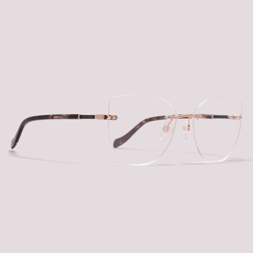 Ana Hickmann Lena 1 04B Dourado e Mesclado - Grau - 56 mm