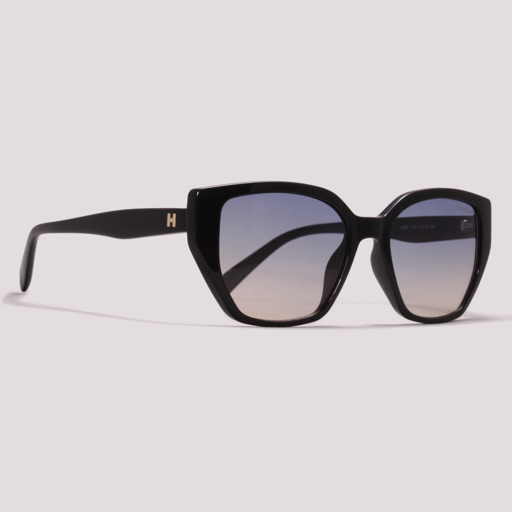 Hickmann Lirio 1 A01 Preto Brilho - Sol - 54 mm