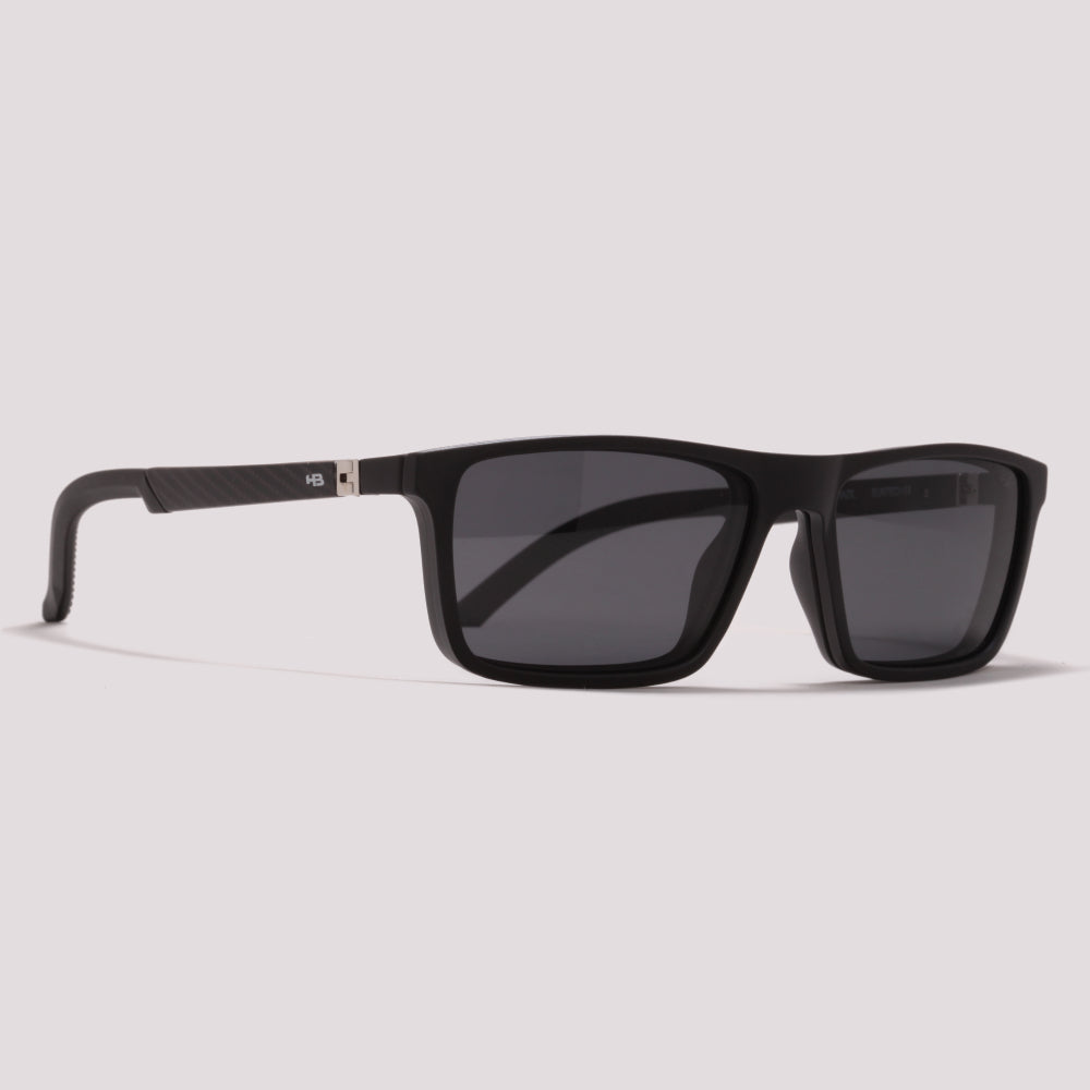 HB Switch 3 0531 Matte Print Carbon Fiber Polarized Gray - Grau - 55 mm