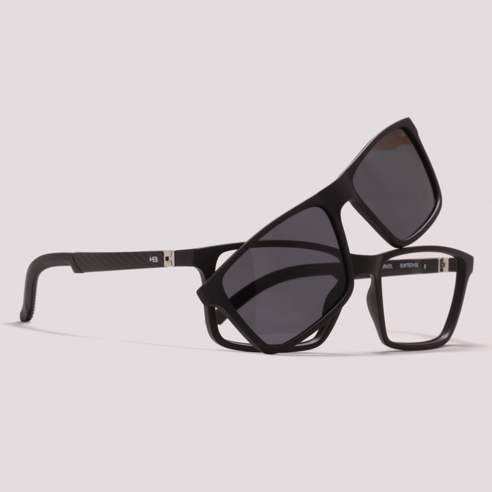 HB Switch 3 0531 Matte Print Carbon Fiber Polarized Gray - Grau - 55 mm