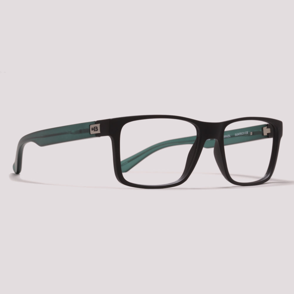 HB Polytech 3 0537 Matte Black/ Green - Grau - 53 mm