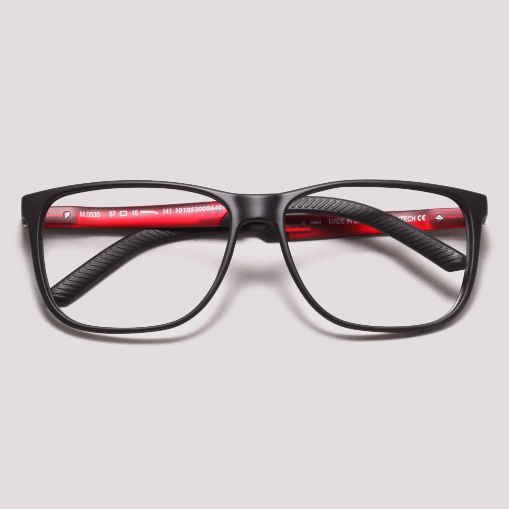 HB Polytech 0530 Matte Black Red P Carbon Fiber - Grau - 57 mm