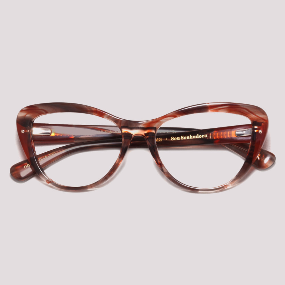 Anima Sou Sonhadora G01 Marrom Mesclado - Grau - 52 mm