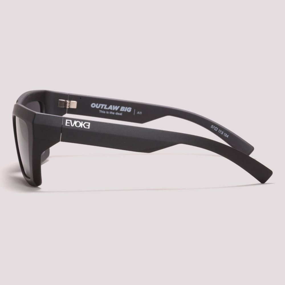 Evoke Outlaw Big A11 Matte Black Gray - Sol - 57 mm