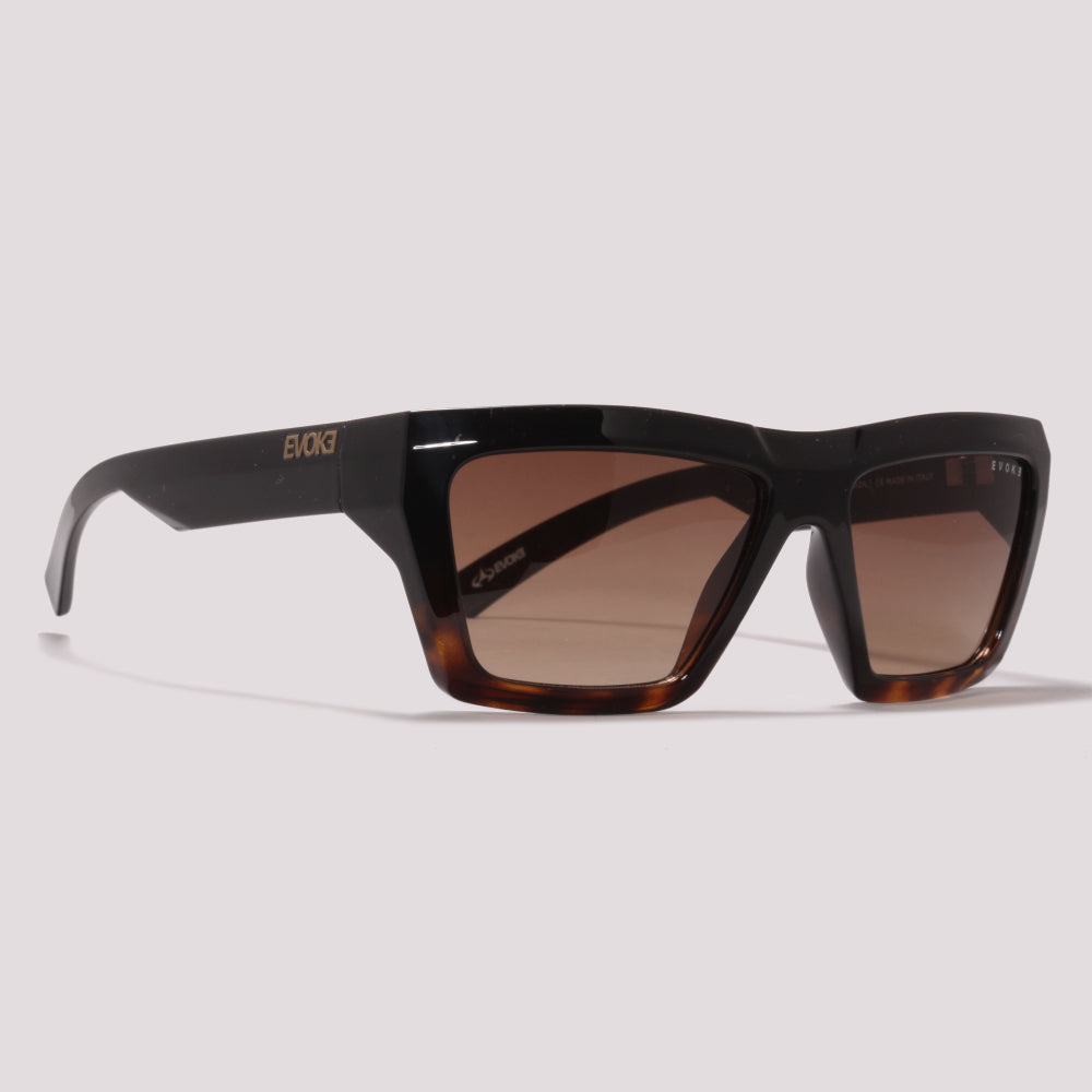 Evoke Outlaw Big A21 Black Shine Turtle Brown - Sol - 57 mm