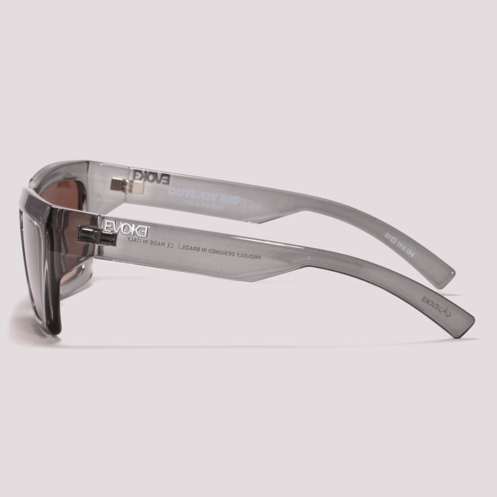 Evoke Outlaw Big H02 Crystal Gray Brown - Sol - 57 mm