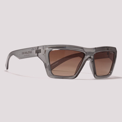Evoke Outlaw Big H02 Crystal Gray Brown - Sol - 57 mm