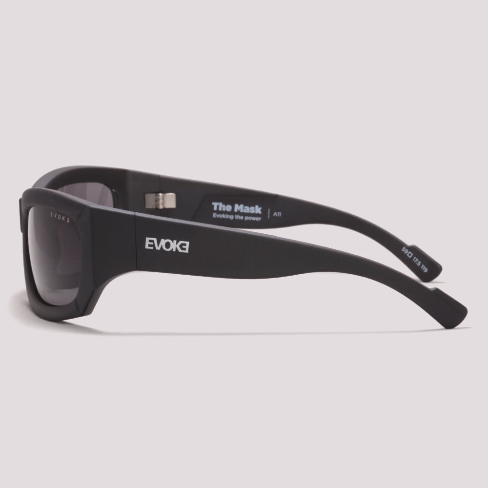 Evoke The Mask A11 Preto Fosco Preto - Sol - 59 mm