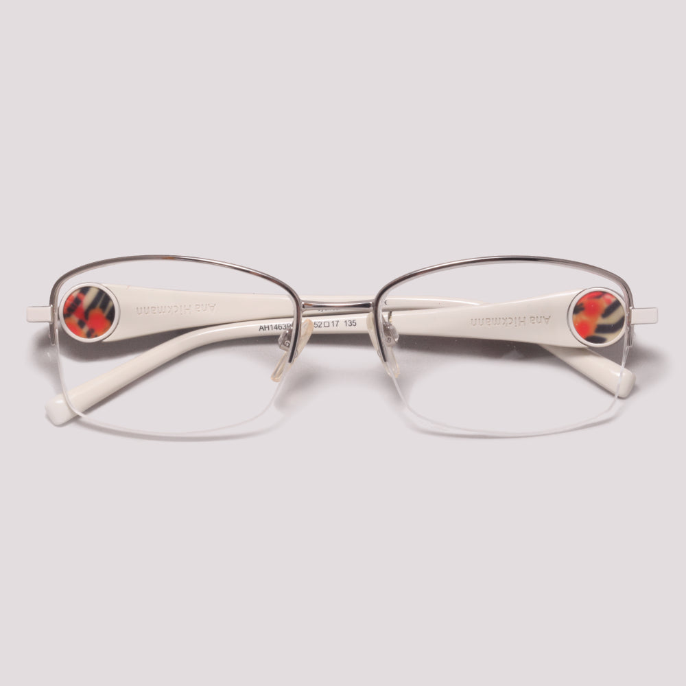 Ana Hickmann AH1463B 03A Prata Brilho e Mesclado - Grau - 52 mm