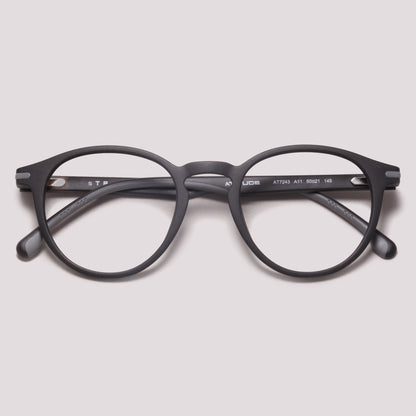 Atitude AT7243 A11 Preto Fosco - Grau - 49 mm