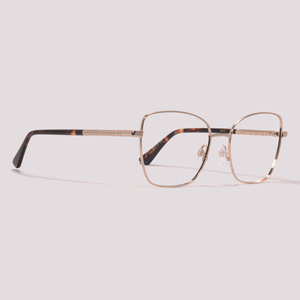 Ana Hickmann Vivi 2 Clip on 04A Dourado Brilho Preto - Grau - 54 mm