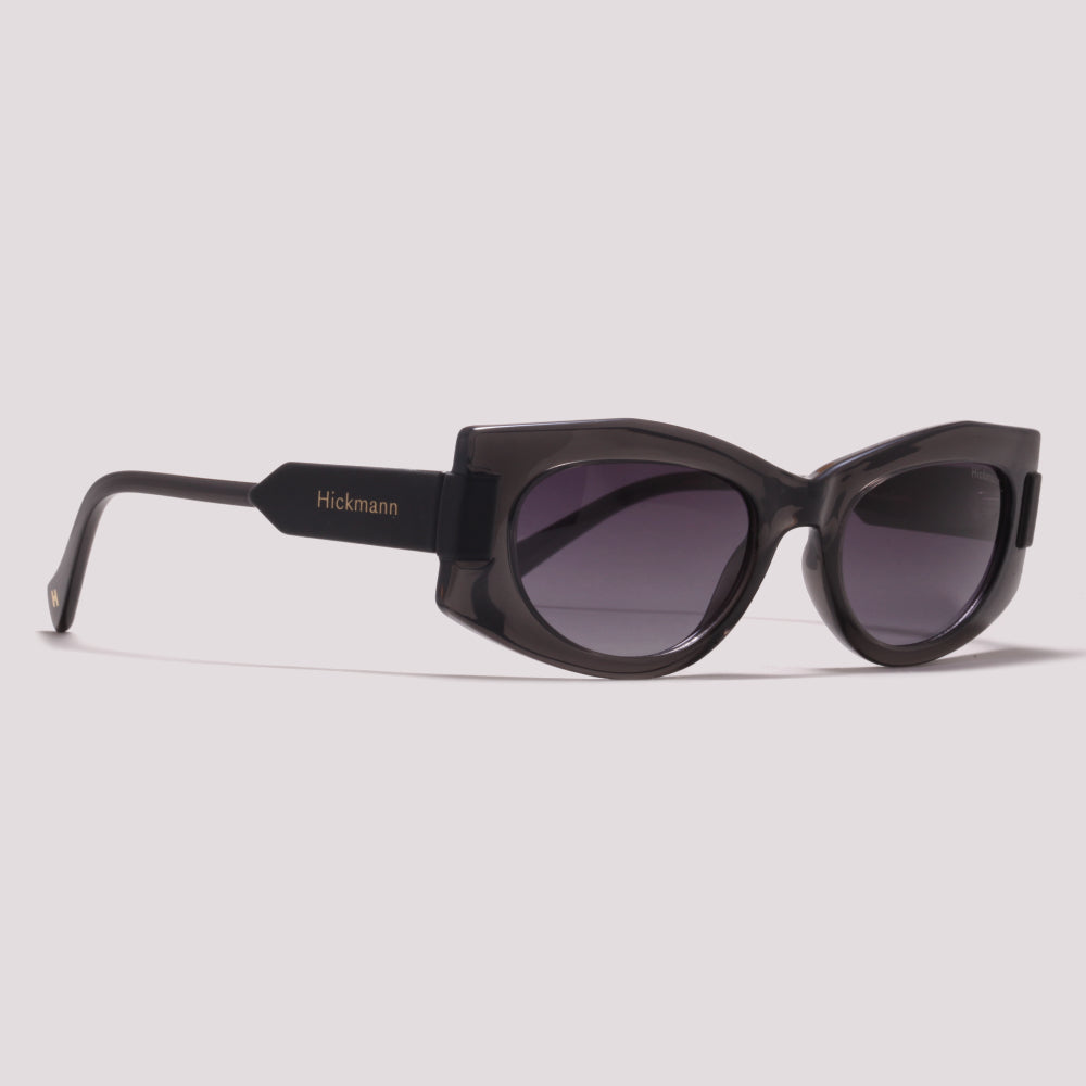 Hickmann Malva 1 HI40013 A01 Preto Translúcido Preto Degradê - Sol - 51 mm