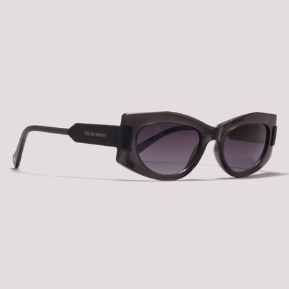 Hickmann Malva 1 HI40013 A01 Preto Translúcido Preto Degradê - Sol - 51 mm