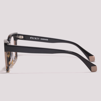 M'KENZY KM1012 Marrom Mesclado e Nude - Grau - 52 mm