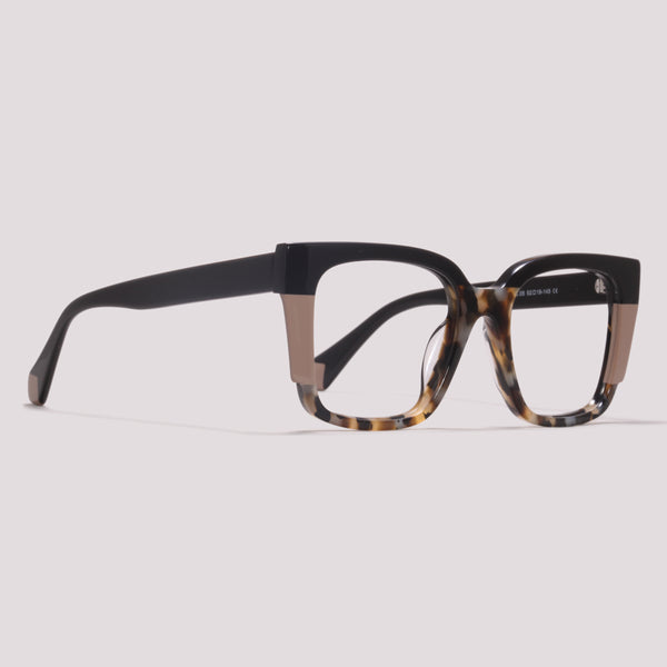 M'KENZY KM1012 Marrom Mesclado e Nude - Grau - 52 mm – Óculos Shop