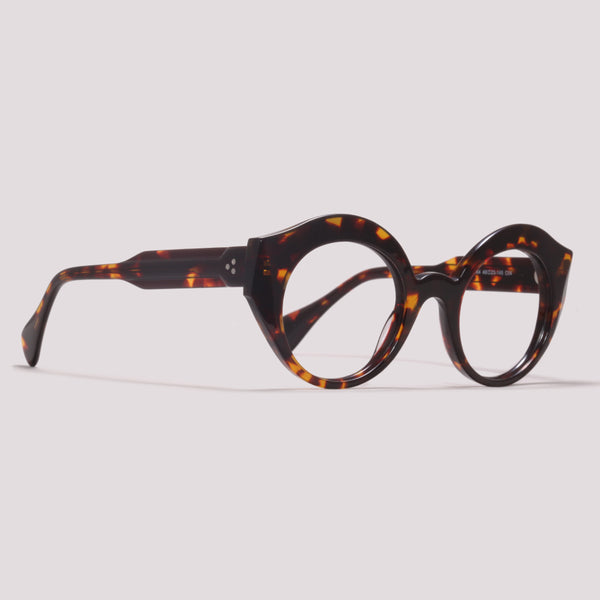 Crooked Eye Q Nashville皿 M'KENZY M2184 Marrom Mesclado - Grau - 48 mm – Óculos Shop