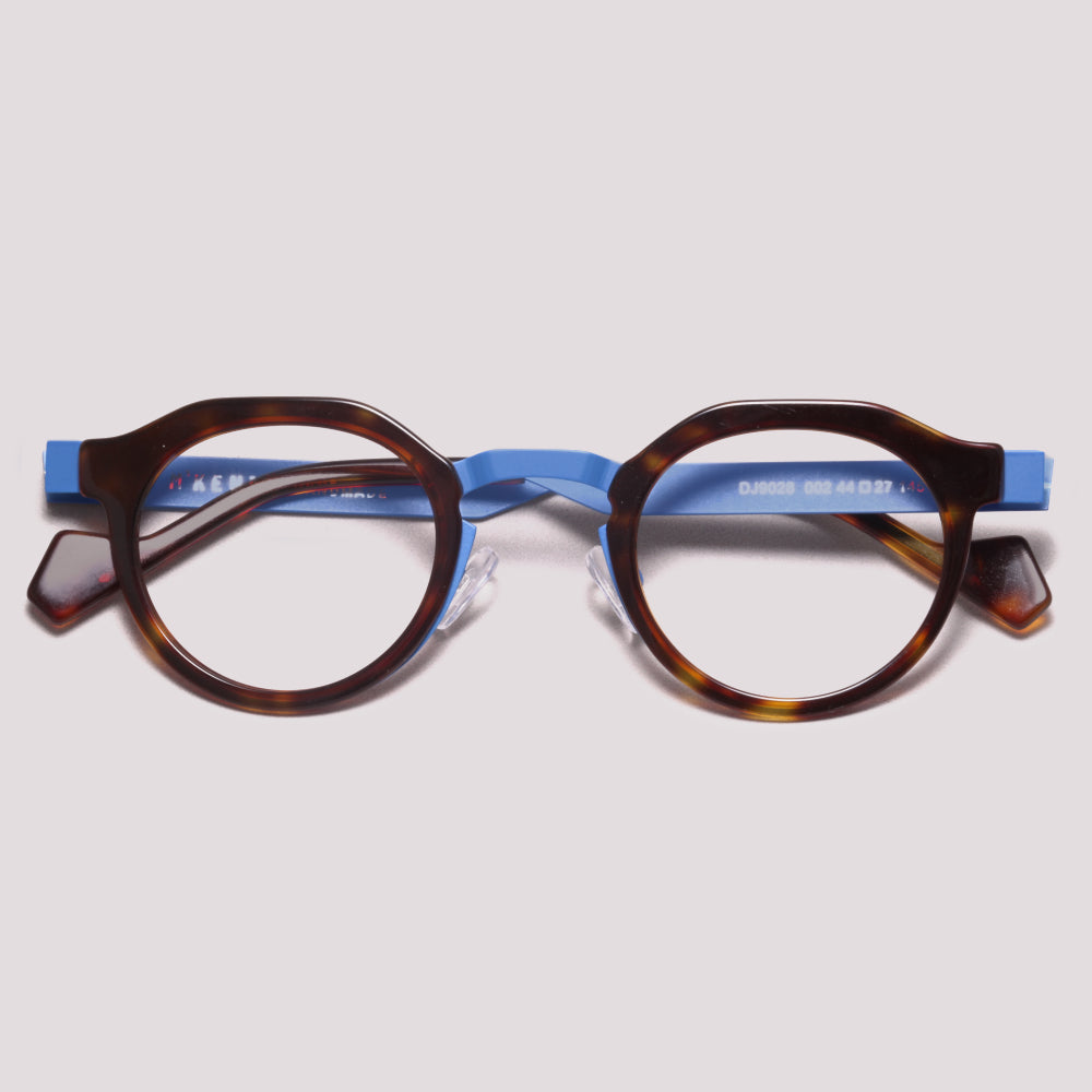 M'KENZY DJ9028 Azul Fosco e Marrom Mesclado - Grau - 44 mm