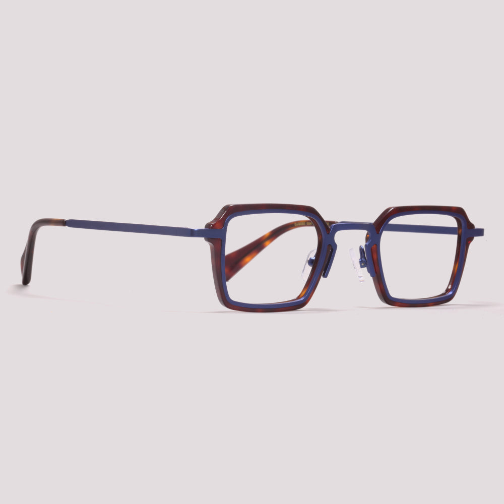 M'KENZY DJ9080 Azul Fosco Marrom Mesclado - Grau - 45 mm