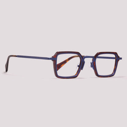 M'KENZY DJ9080 Azul Fosco Marrom Mesclado - Grau - 45 mm