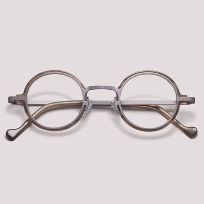 M'KENZY DJ9035 Cinza Mesclado e Fosco - Grau - 43 mm