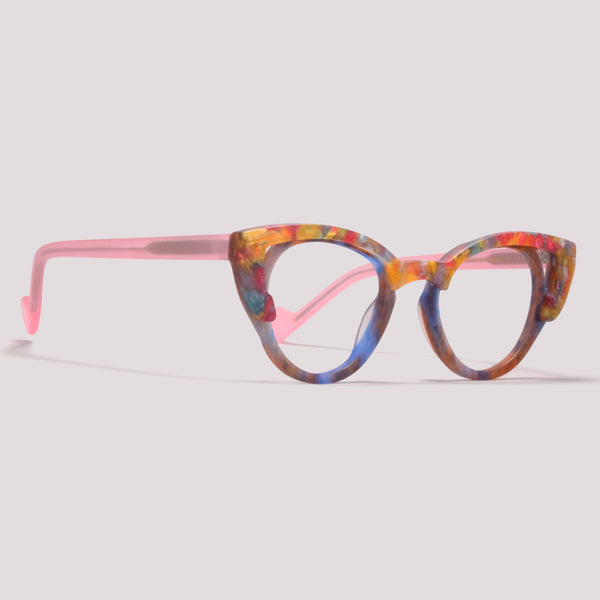 M'KENZY H9390 Rosa e Colorido Fosco - Grau - 49 mm – Óculos Shop