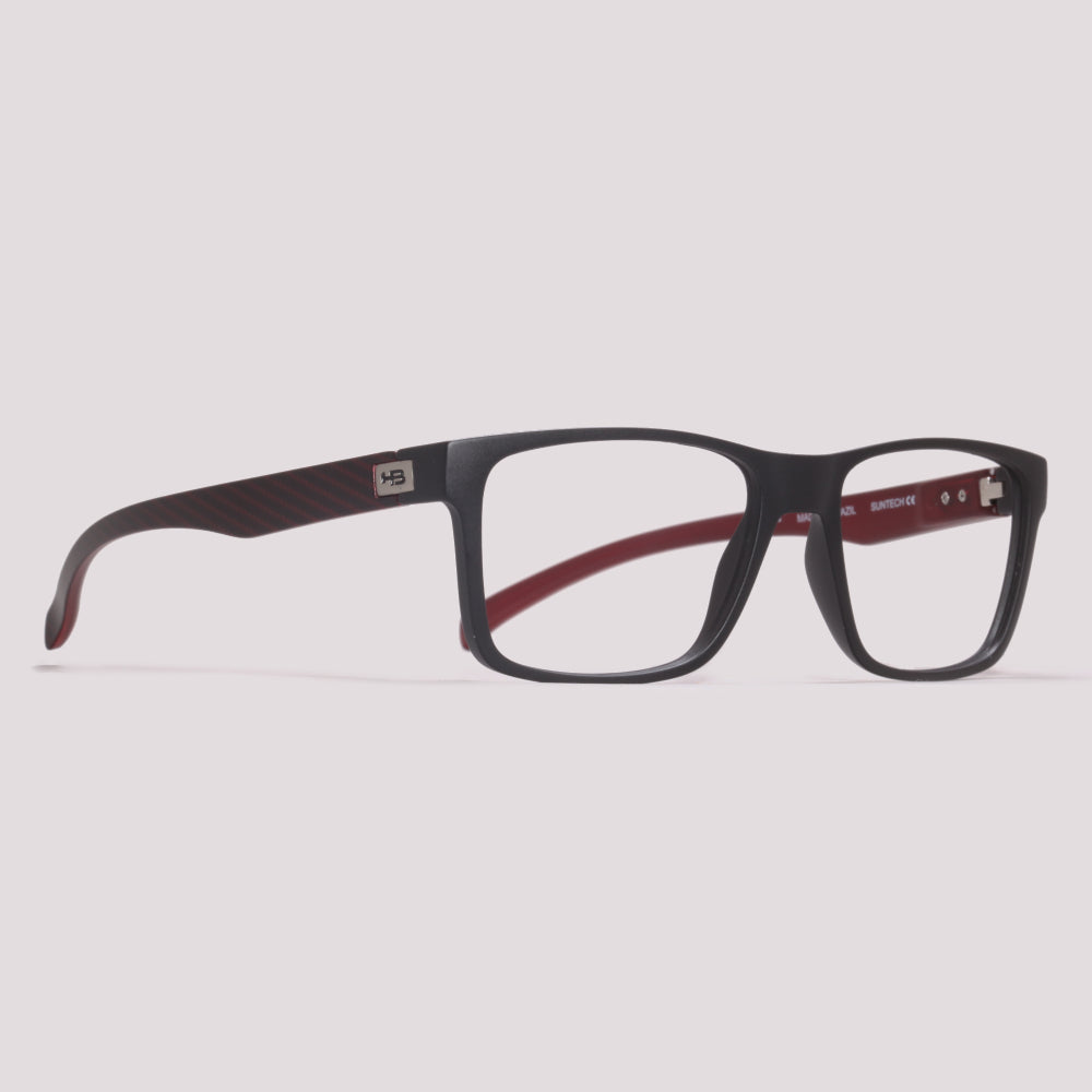 HB Polytech 93108 Matte Black Red P Carbon Fiber - Grau - 52 mm