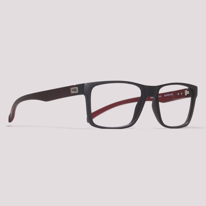 HB Polytech 93108 Matte Black Red P Carbon Fiber - Grau - 52 mm