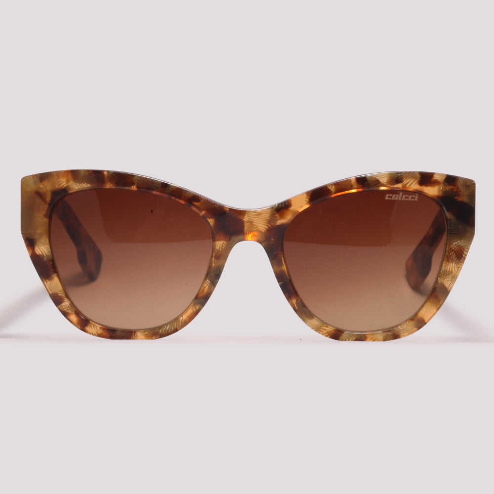 Colcci Jaq Marrom Mesclado Marrom Degradê - Sol - 52 mm