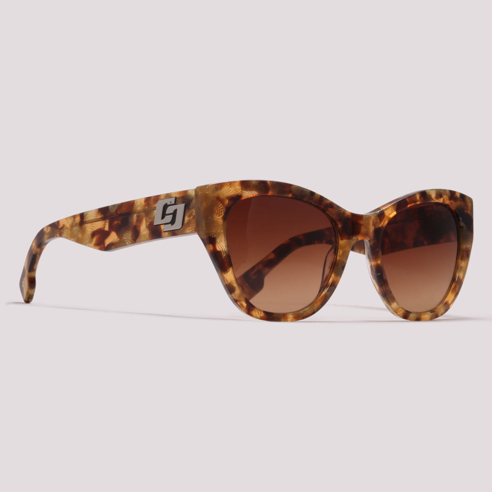 Colcci Jaq Marrom Mesclado Marrom Degradê - Sol - 52 mm