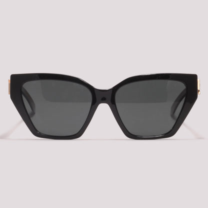Colcci Miranda Preto Brilho e Mesclado Preto Polarizado - Sol - 56 mm