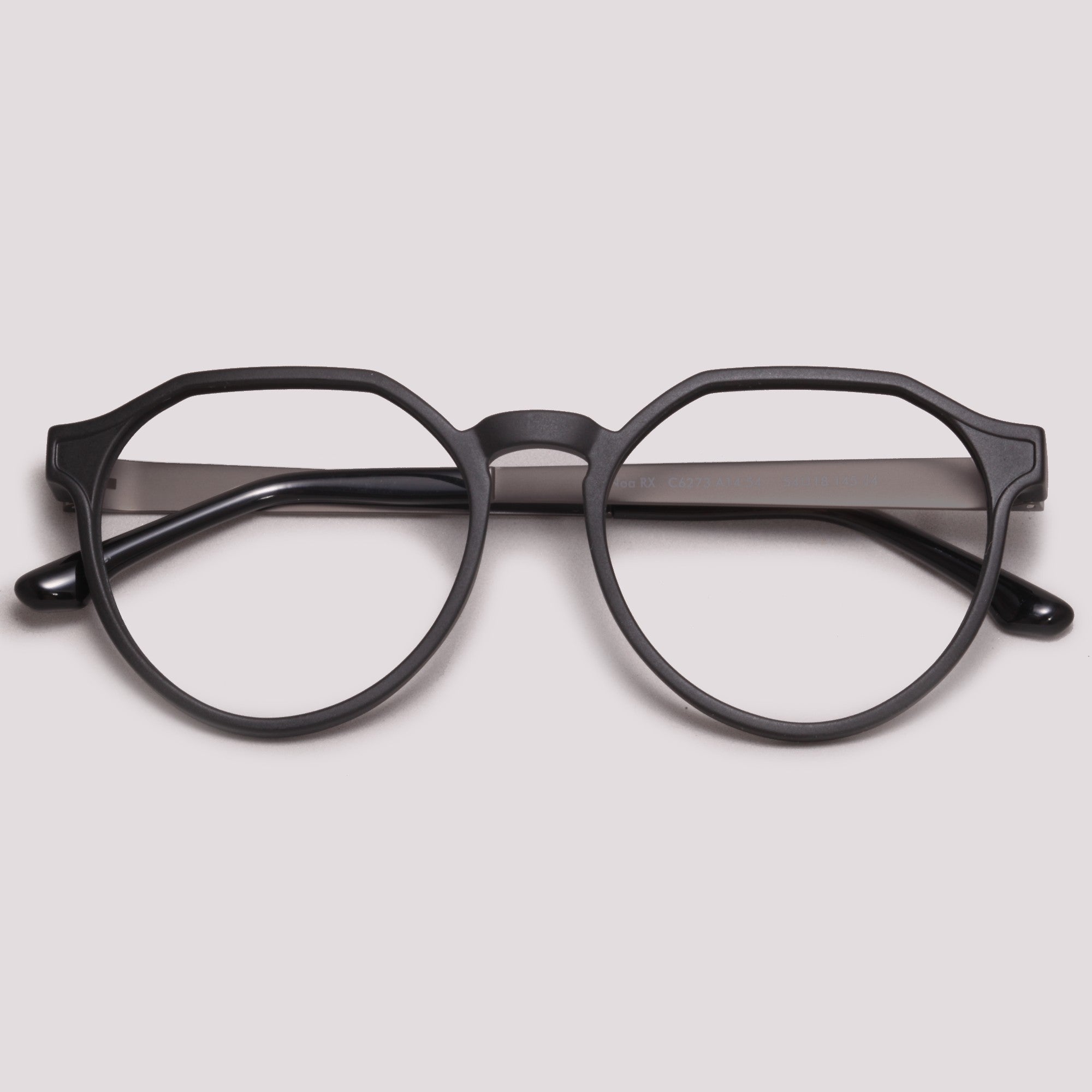 Colcci Noa RX Preto Fosco - Grau - 54 mm