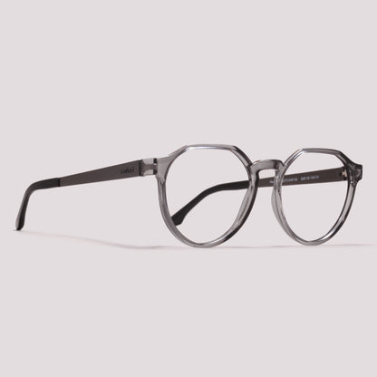 Colcci Noa RX Cinza Translúcido - Grau - 54 mm