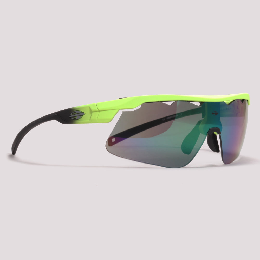Mormaii Smash 3 Preto e Amarelo Verde Espelhado - Sol - 142 mm