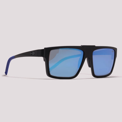 Mormaii Hover Air Clip on Preto Fosco e Azul/ Azul Espelhado - Grau - 56 mm