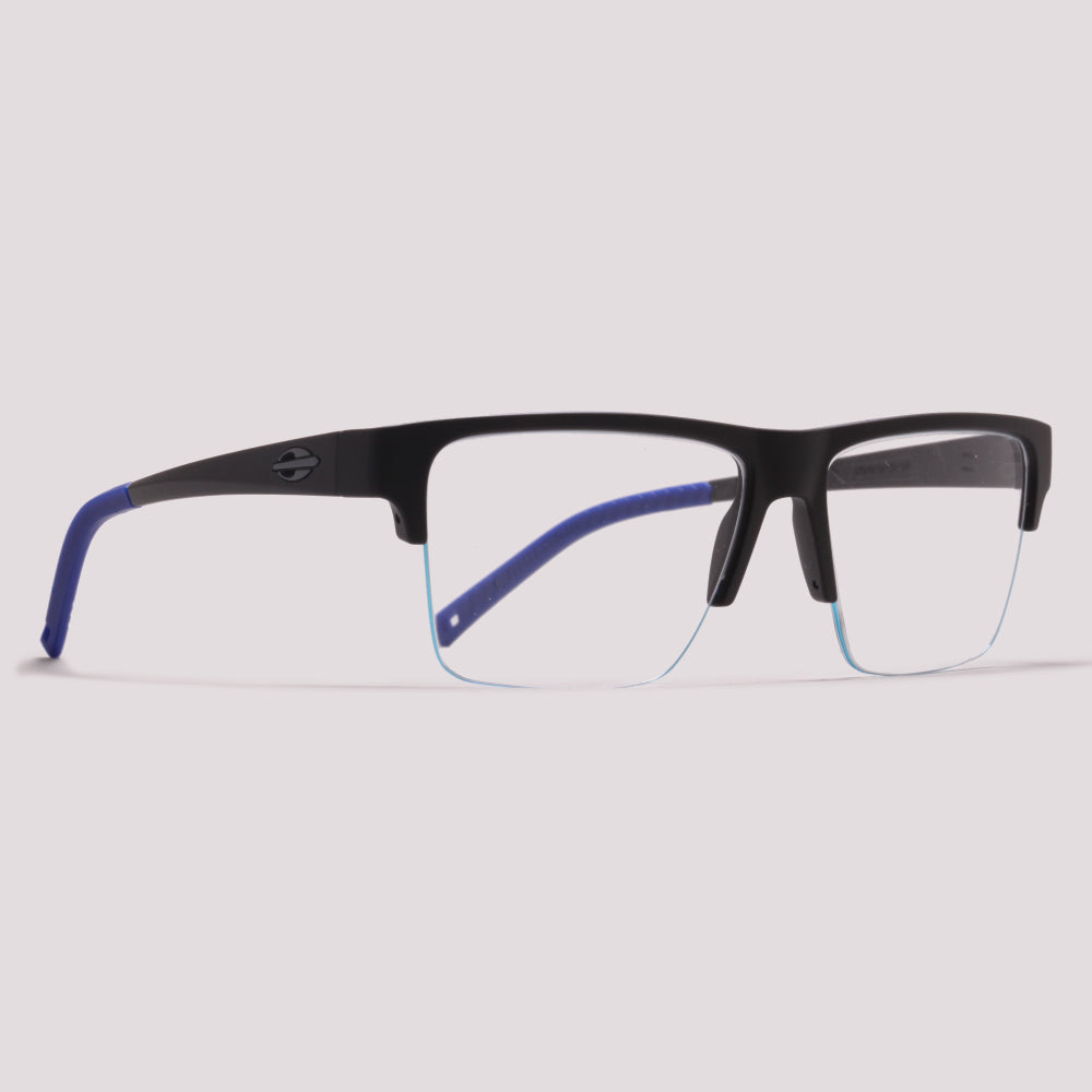 Mormaii Hover Air Clip on Preto Fosco e Azul/ Azul Espelhado - Grau - 56 mm
