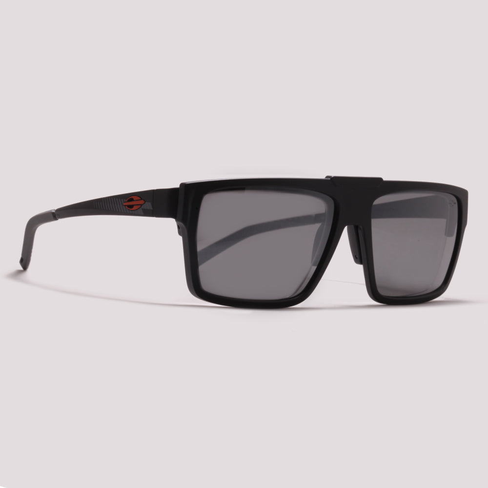 Mormaii Hover Air Clip on Preto Fosco com Laranja - Grau - 56 mm