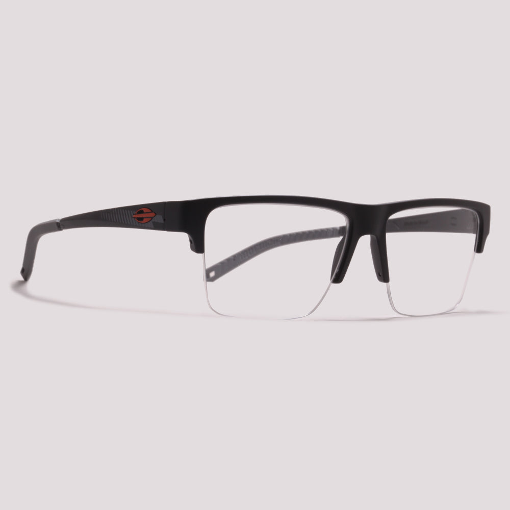 Mormaii Hover Air Clip on Preto Fosco com Laranja - Grau - 56 mm