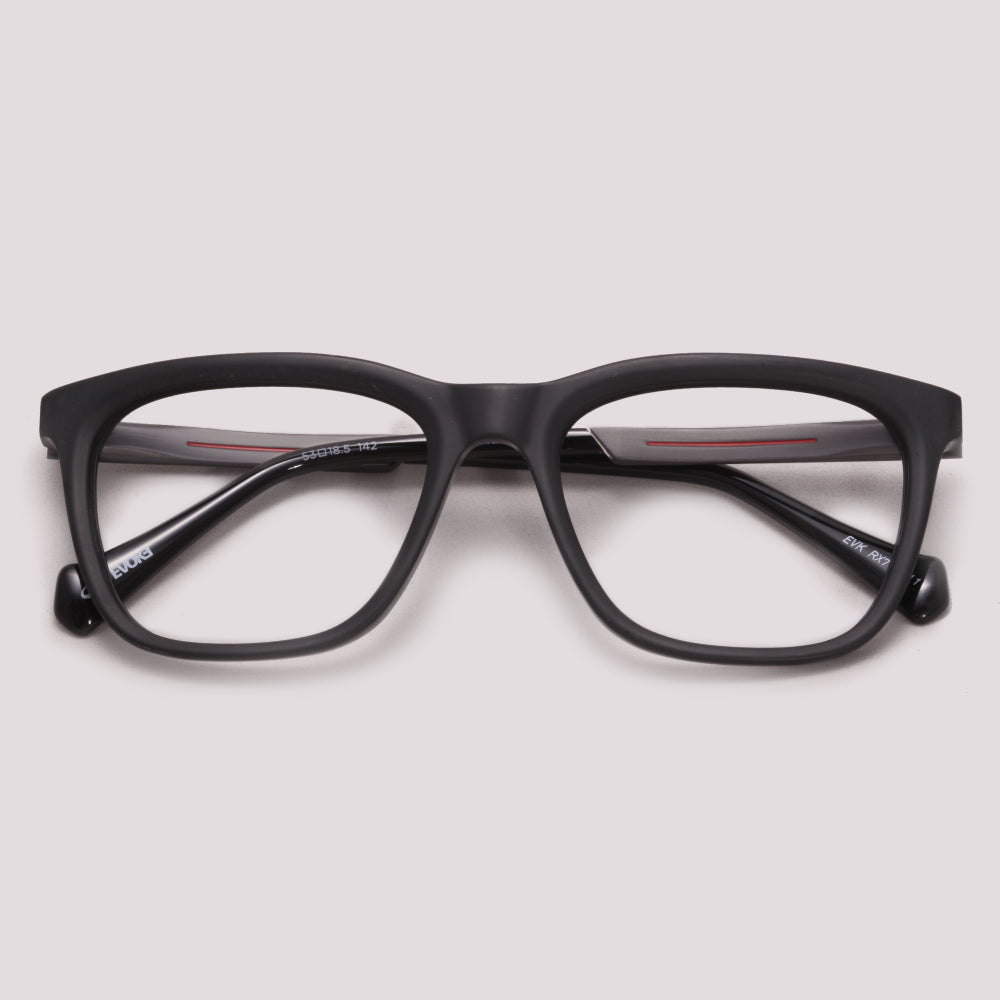 Evoke EVK RX77 A01 Preto Fosco - Grau - 53 mm
