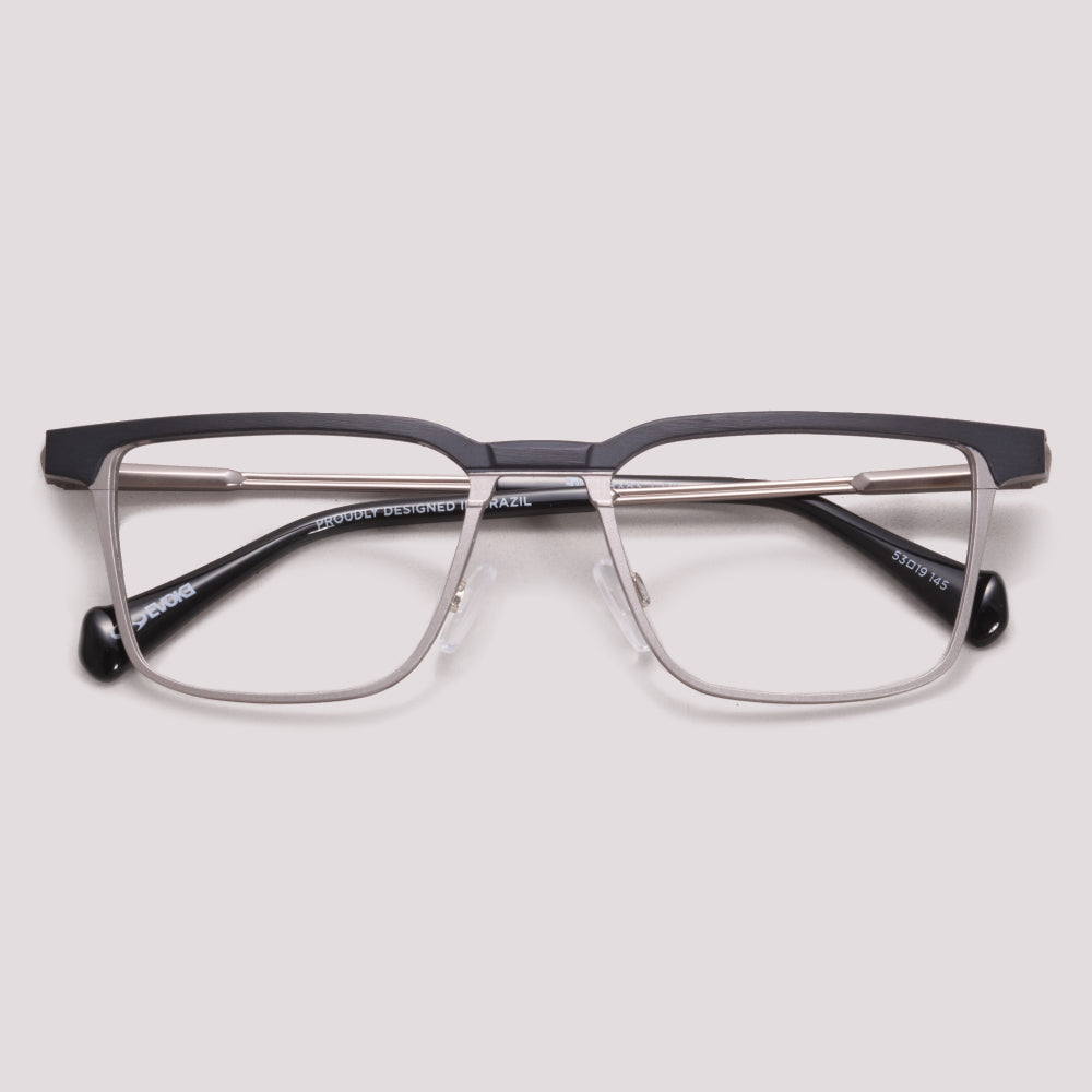 Evoke EVK RX83 D11 Azul e Prata Fosco - Grau - 53 mm