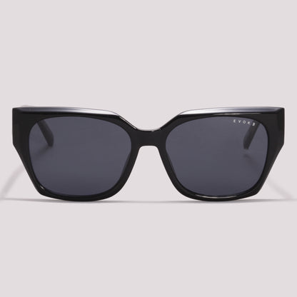 Evoke For You DS102 A01 Preto Brilho Preto - Sol - 56 mm