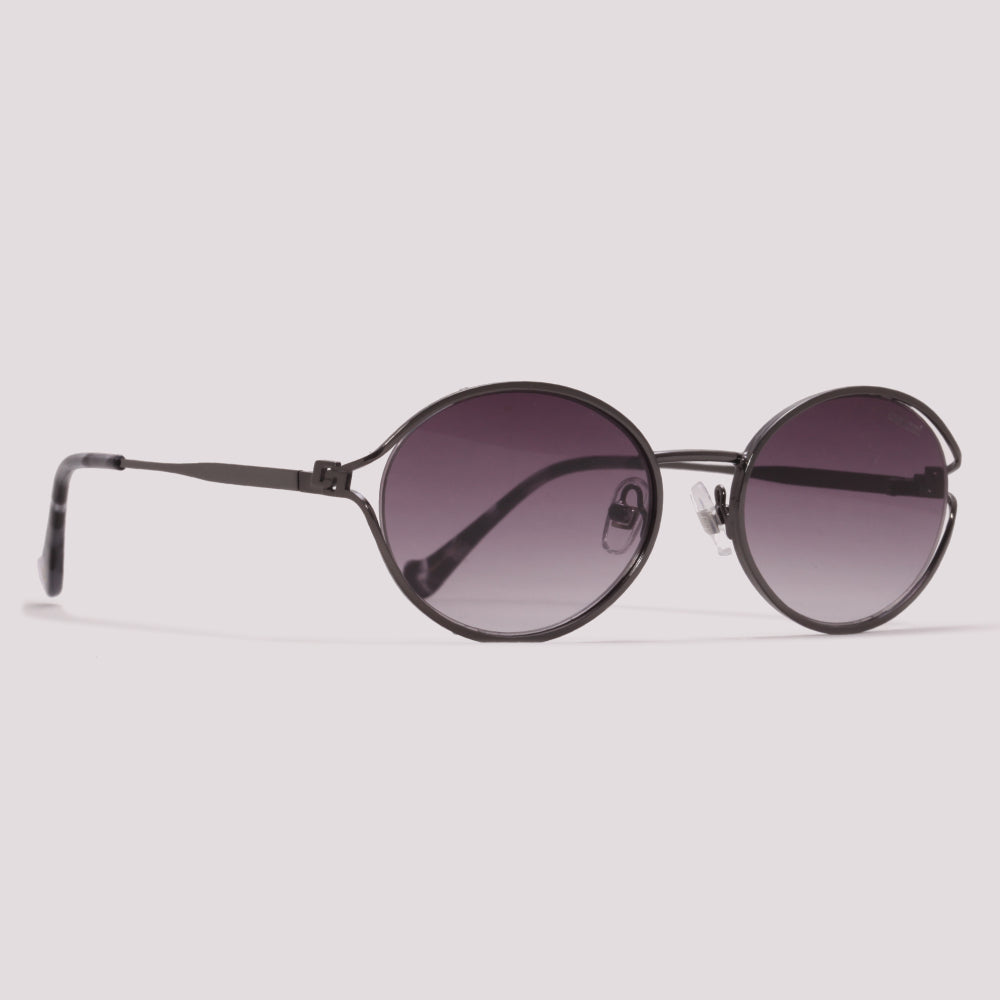 Colcci Iris Cinza Brilho Preto Degradê - Sol - 55 mm