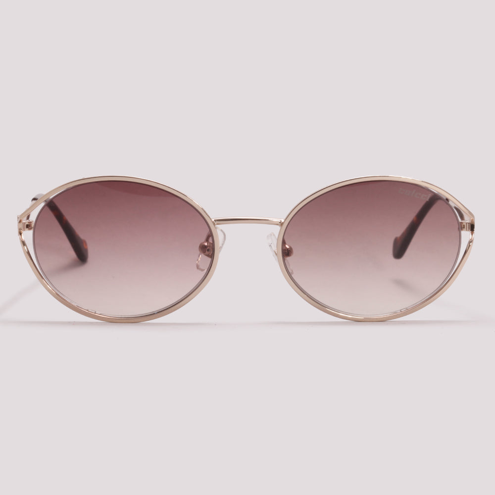 Colcci Iris Dourado Brilho Marrom Degradê - Sol - 55 mm