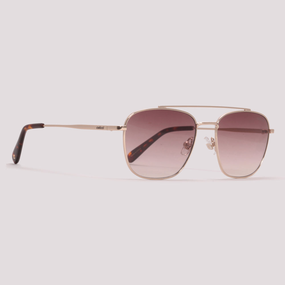 Colcci Vizo Dourado Brilho Marrom Degradê - Sol - 55 mm