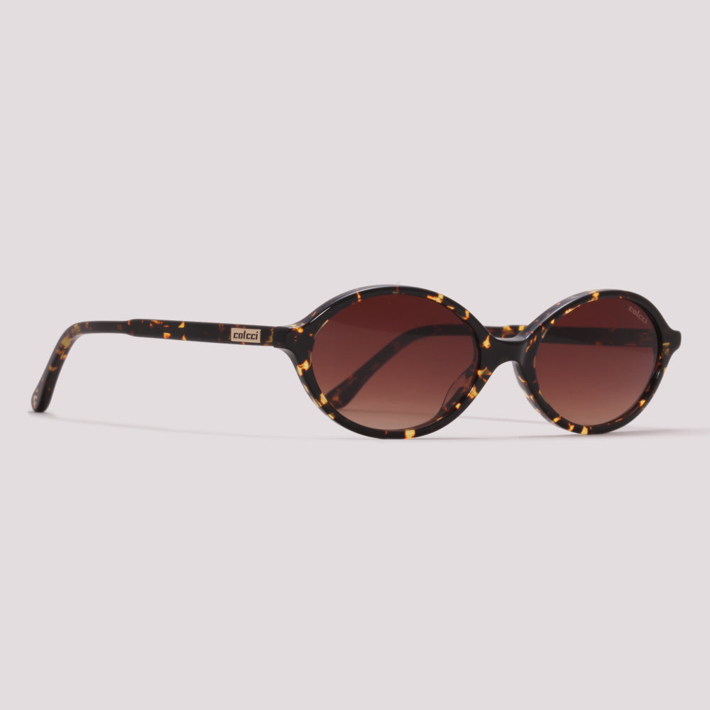 Colcci Vero Marrom Mesclado Marrom Degradê - Sol - 52 mm